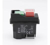 Push Button Electromagnetic Switch 4 Pin AC250V 16A MagnetIc Starter Power Tool Safety Switches 1Pcs