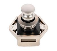 Push Button Keyless Cupboard Lock for Rv Drawer Cabinet Door | Zinc Alloy and Abs, Silver Finish, Flush Pop out Knob, for Boat Tables and Campervan Interiors