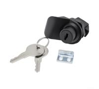 Push Button Latch 93-303 Black Plastic Key Lock