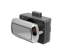 Push Button Lock Catch Chrome Zinc Alloy Drawer Cabinet Handle Mechanism for Swift Caravan Motorhome Replacement 13-18mm Board Thickness(Chrome)