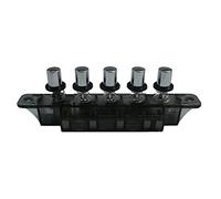 Push Button Piano Type Five-position Plug-in Button Switch AC 250V 4A For Range Hood Five Gears Silver Switch Keyboard Opener