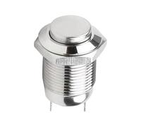 Push Button, Self-Resetting Design, Silver Contact Material, Round Press Button, Waterproof Push Sw itch, Consistent Function, For Machinery Use Electronic Devices