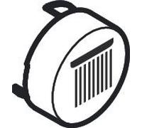 Push button ShowerSelect symbol AXOR Black