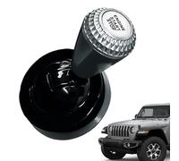 Push Button Start Cover - Metal Decorative Starter Sticker | Self-Adhesive Car Joystick Starter | for SUV RV Tractor Trailer Automotive Vehicles