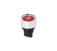 Push Button Start Switch for 12V 24V Vehicle Engines with 50A Capacity and Secure Activation Mechanism for Racing and Utility Applications (Red)