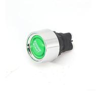 Push Button Start Switch for 12V 24V Vehicle Engines with 50A Capacity and Secure Activation Mechanism for Racing and Utility Applications (Green)
