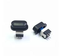 Push Button Switch 10PCS Tactile Self Locking 5.8 * .8MM 7 7MM 5MM Reset Micro +,zgd(Nero,8X8mm No Lock)