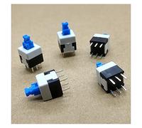 Push Button Switch 40PCS 5.8 * 7 5mm Self Locking; Non Locking Tactile Power Micro Kit 6 Pin Switches Each 5pcs,zgd