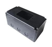 Push Button Switch Box External Rectangular Mounting Box for Woodworking Machine Switches HY56 KJD17B-16, Black IDGTTLDF