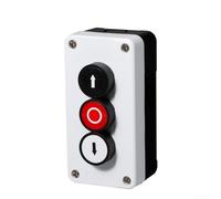 Push Button Switch Control Box, IP67 Waterproof 3 Position Push Button Switch Control Station Box With Reset Function 134 * 68 * 50mm