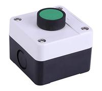 Push Button Switch Control Box , Weatherproof Push Button Switch One Button Control Box for Gate Opener Green , Momentary SwitchSwitches and sockets