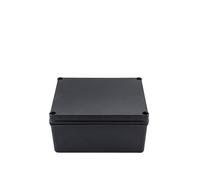 Push Button Switch Control Station Box IP67 Waterproof Black Flame Retardant Junction Box ABS Plastic Outdoor Electronic Project Enclosure Screw Cable Housing(200x200x95mm)