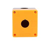 Push Button Switch Control Station Box Universal Waterproof Switch Enclosure, LA38Lay 37X with 1-5 Holes, IP65 for B2 Buttons, Easy Panel Installation(1 Hole Yellow)