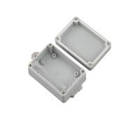 Push Button Switch Control Station Box Wall Mounted Outdoor Gray Plastic Enclosures Custom IP65 ABS Waterproof Electrical Junction Box Eith Ear Electrical Project Box(160x90x60mm)