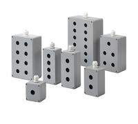 Push Button Switch Control Station Box Waterproof Metal Enclosure Box Electronic IP65 Project Instrument Case Electrical Project Box Cast Aluminum Outdoor Junction Box(11 hole Double row)