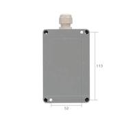 Push Button Switch Control Station Box Waterproof Metal Enclosure Box Electronic IP65 Project Instrument Case Electrical Project Box Cast Aluminum Outdoor Junction Box(10 hole double row)