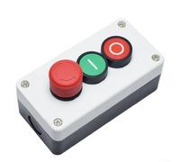 Push Button Switch for Industrial Control Systems, Waterproof ABS Box with IP40 Rating, 1-4 Hole Options, 440V+, -20°C to 55°C Operating Range(B)