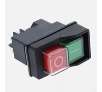 Push Button Switch for Table Saws, 1 pc, Replacement Part 371450, Compatible with C10RJ and C10RJSM Models, Plastic Housing, Black, Workshop Use