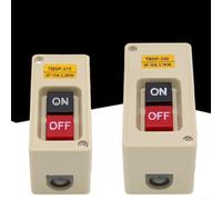 Push Button Switch for Three Phase Systems TBSP-315 and TBSP-330 with 15A 30A Current Rating and 2.2KW 3.7KW Insulation Voltage (TBSP-315 (15A))