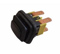 Push Button Switch, Panel Mount Rocker Switch for Prochem Fivestar/Comet Machines, 230V 16A, Plastic, IP65 Rated, Spade Connector Terminal, E10513