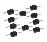 Push Button Switch Set of 10PCS 1A 30V DC On Off Latching for Mini Torch and Audio Electronic Device Replacement