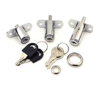 Push Button Window Cabinet Lock Sliding Door Bathroom Tool Cabinet Box Home Hardware AccessoriesJA50 G 1Pcs(32mm Key Different S)