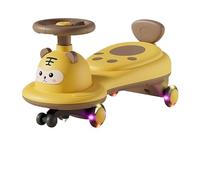 Push Car Ride On Toy with Flash Wheel traction rope Anti-Rollover Wiggle car
