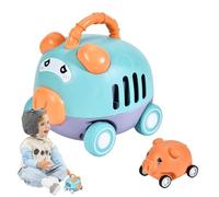 Push Car Toy, Toddler Toy Car - Press Truck Racing | Educational Preschool Learning Activity, Travel Activities Buching Cube Toys for Kids