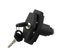 Push Door Lock for Caravan Camper Compartment, Zinc Alloy Cabinet Locker with 2 Keys, Replacement for Swift Elldis Models, Secure Push-Pop Mechanism for Trailers