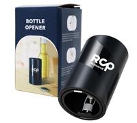 Push Down-Pop Off Bottle Opener with Magnetic Cap Catcher No Damage to Caps,Automatic Decapitator Beer/Soda Magnet Bottle Top Openers,One-Hand Easy/Funny Open,Cool Bartender Tools