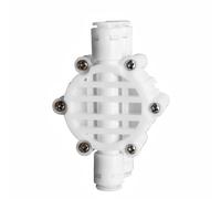 Push-Fit 4 Way Valve 1/4" Tube Automatic Shut Off Valve with Quick Connect Fitting for Reverse Osmosis System Water Purifier Filter