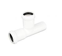 Push Fit Equal Tee 32mm Waste Pipe T Piece Sewage Coupler Connector