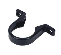 Push-FIT Pipe Clips Black 40MM, Polypropylene Construction, Easy to Install, Push-Fit Seal System, 10 in Pack