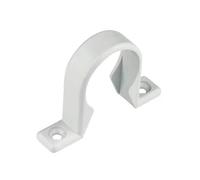 Push-FIT Pipe Clips White 40MM, Polypropylene Construction, Supports Push-Fit Waste Pipes, 10 in Pack