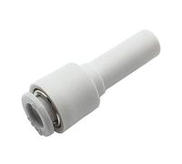 Push-Fit Stem Reducer, 6mm to 4mm Stem Reducer Union Connector, Passing End Plug Connection for Various Gas Sources, Various Pneumatic Systems