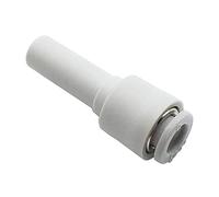 Push-Fit Stem Reducer, 6mm to 8mm Push-Fit Tube Connector, Passing End Plug Connection for Various Gas Sources, Various Pneumatic Systems