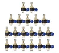 Push Fit Throttle Valve SL for Pneumatic Circuit Speed Control Featuring Compact L Design and PTFE Enhanced Thread Sealing (SL10-04)