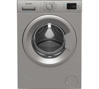 Indesit Push&Go IP 846S 8kg Freestanding Washing Machine - Silver - Push&Go One-Touch Programmes, 1400rpm Spin, Energy Efficient, Quick Wash, Cotton, Mixed, Delicates & Eco Cycles