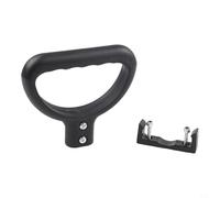 Push Handle for Folding Wagon and Camping Cart Replacement, Compatible with Various Trolley Interfaces and Designed for Outdoor Rugged Use (Square buckle)