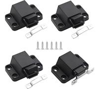 Push Latches for Cabinet Lock CBRIVE® 4 Pack Self-Closing Push to Open Door Latch Heavy Duty Touch Latch Wardrobe Push Release Latch and Catch RV Closet Press to Open Kitchen Cupboard Strong Pop Out