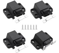 Push Latches for Cabinet Lock CBRIVE® 4 Pack Self-Closing Push to Open Door Latch Heavy Duty Touch Latch Wardrobe Push Release Latch and Catch RV Closet Press to Open Kitchen Cupboard Strong Pop Out