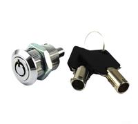 Push Lock 7 Pin Tubular Zinc Alloy, Two Keys Tubular Push Lock Construction For LED Game Console Locks Dual Key System(No mutually open)