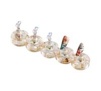 Push On Nail Stand - 10.6 x 2.2 cm, Portable Practice Base for Presenting Nails, Reusable Holder for Artificial Art, Made of Resin, for Training Station, multicoloured, 05, See description