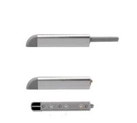 Push Open Door Catches 8 Pcs Push to Open Door Catches Multicolor Aluminum Alloy for Cabinet Drawer(Silver)
