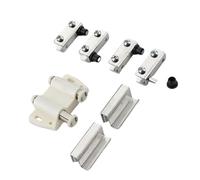 Push Open Touch Latch Glass Door Hinge Clamp Double Head Catch Display Cabinet Hinges Durable Double Head Catch Closure