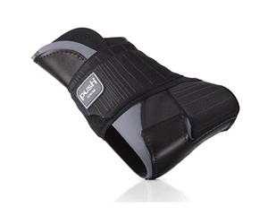 PUSH Ortho Aequi Ankle Brace - Semi-Rigid Ankle Support for Ligament Injuries, and Chronic Instability | Adjustable Ankle Brace with Elastic Strap for Optimal Comfort & Stability (Right Size 1)