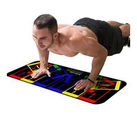 Push Pad Training - Non-Slip Exercise Mat, Heavy Duty Floor, Multifunctional Gym Equipment | Home Fitness Bodybuilding Sport Core Training For