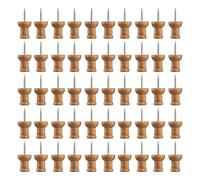 Push Pins for Panel | 50 Pieces Wooden Push Pins for Posters, for Classroom, Home, School, Hotel, Farm, Cafe, Pub, Restaurant