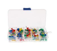 Push Pins Mixed Colours Notice Felt Board Map Flag Drawing Desk Thumb Tacks