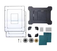 Push Plate for Grohe Skate Cosmopolitan, Hidden Tileable Push Plate, 2 Flushes, Push Plate for Cistern, Flush-Mounted Installation